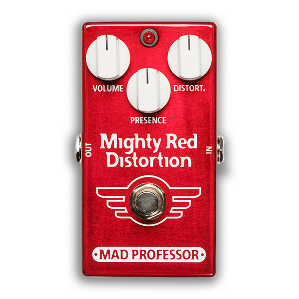Distortion　Mighty　pedal　Red　by　Mad　Professor